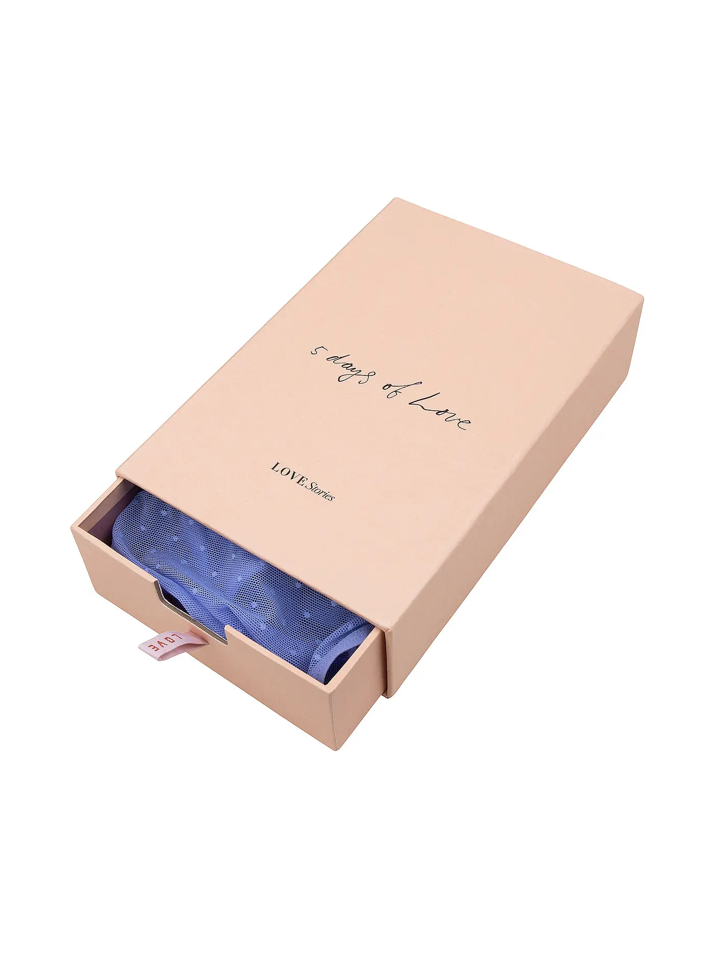 LOVE STORIES | String 5-er Pkg. WEEKDAY pink | 